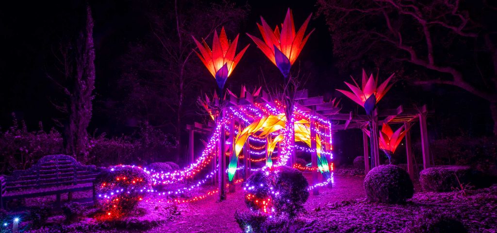 West Green House Illuminated Garden